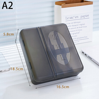 Кутия за органайзер за кабели Преносима кутия за съхранение на кабел за данни с много отделения за организация на домашния офис Кабел за зарядно устройство за електроника