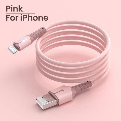 USB laidas, skirtas iPhone 14 13 12 11 Pro Max XS XR 6s 7 8 Plus iPad 3A greito įkrovimo kabelis USB į IOS duomenų kabelis greito įkroviklio laidas