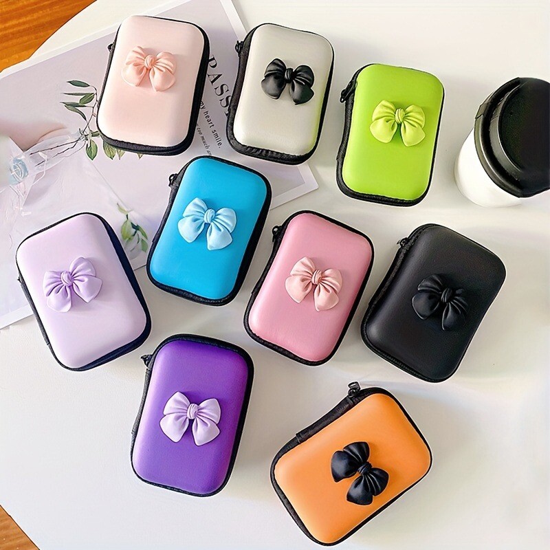 1 kom 3D mašnica Torba za pohranu Torba za slušalice Poklopac punjača za IPhone 16 13 14 15 18W-20W Punjenje Correa Kutija za pohranu Dodaci