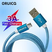 Brzo punjenje tipa C USB C kabel 1 m 2 m 3 m najlonski kabel za iPhone 13 12 Xiaomi Huawei Samsung iPad Vivo za iphone kabel punjača