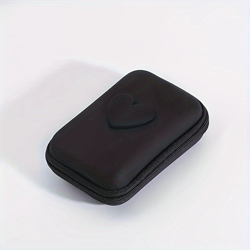 3D Love Heart Slušalice Podatkovni kabel Torbice za pohranu Punjač Power Bank Pravokutna kutija Torbica s patentnim zatvaračem Torbica za džep