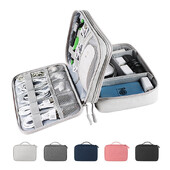 Torba za pohranu kabela Vodootporni digitalni elektronički organizator Prijenosni USB podatkovni punjač Utikač Torba za pohranu Organizator putnog kabela