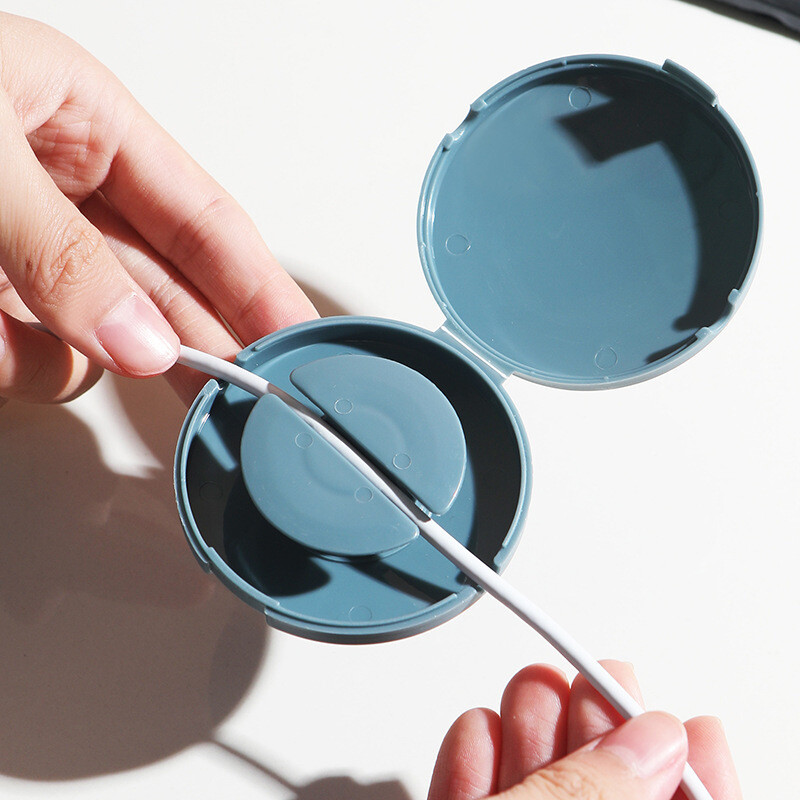 4/1kom Okruglo upravljanje USB kabel za punjenje Prijenosni držač kabela punjača Stezaljke Namotač Fleksibilni organizator za uvlačenje