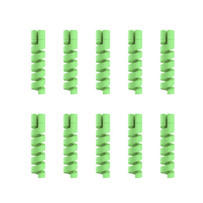 10 kom Zaštita kabela Silikonski kabel za punjenje Spiralni namotač Završetak žice Čuvar kabela Poklopac za telefon USB kabel punjača Dodaci