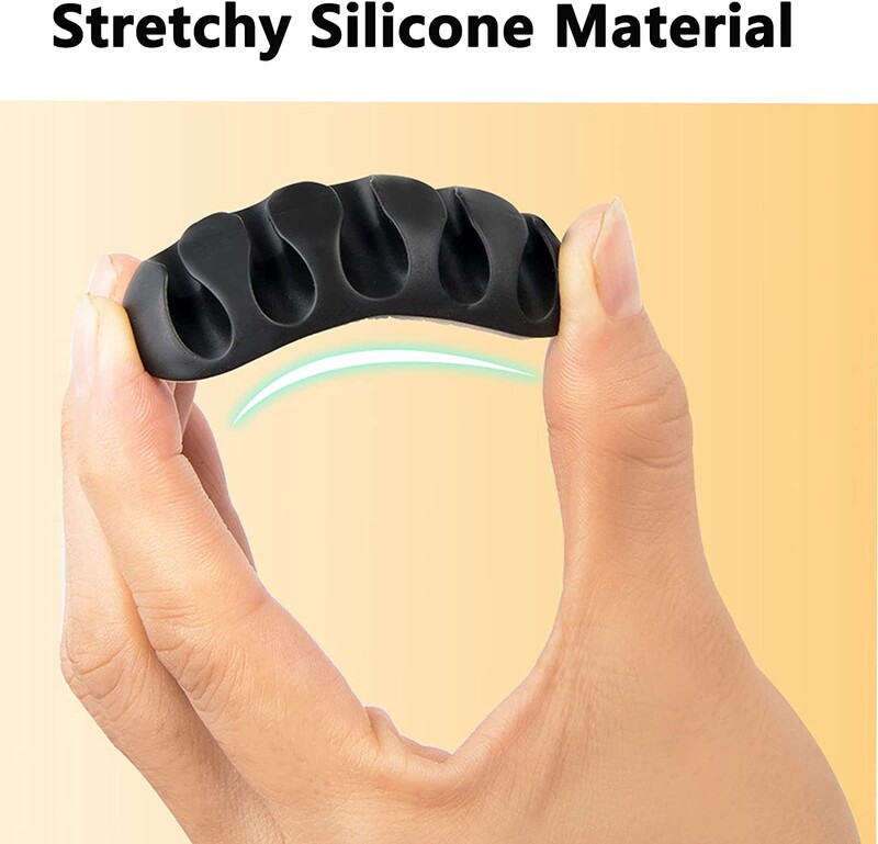 10 бр. Органайзер за кабели USB Cable Management Winder Desktop Tidy For слушалки Телефон Кабел за зареждане Органайзер за кабели