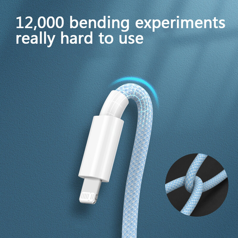 20W PD USB C kabel za iPhone 14 13 12 Pro Max 11 8 7 Plus 6 XS USB-C kabel za brzo punjenje za iPad AirPods Pro 2 podatkovni kabel 1/2M