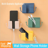 Zidni držač za telefon koji se ne probija, samoljepljivi organizator za kabele, kutija za punjenje mobilnog telefona, stalak za spavaću sobu, dnevni boravak