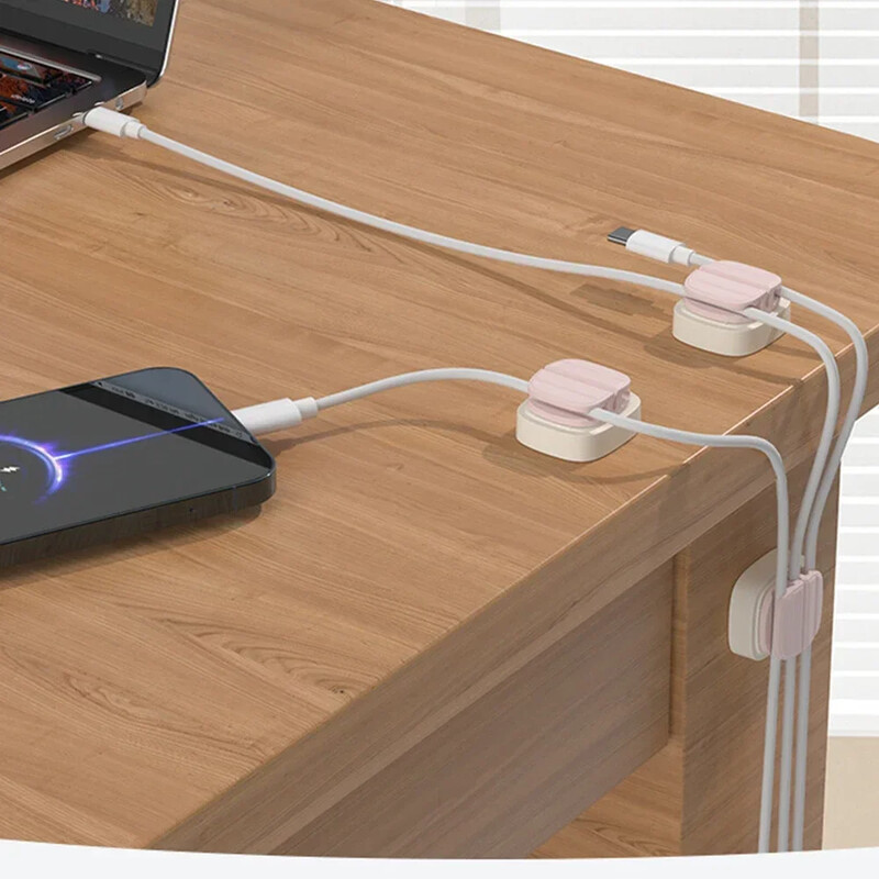 Kis süti alakú mobiltelefon adatkábel tároló kapocs USB típusú C kábel tároló kábel kezelő kapocs 3 db 6 db kábelrögzítő