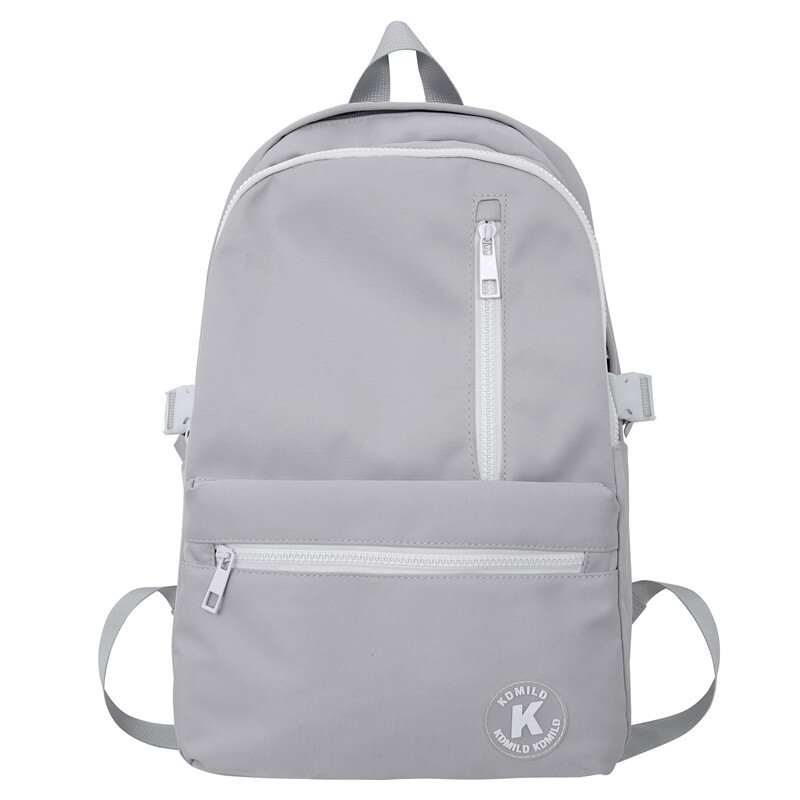 Jednostavan jednobojni svakodnevni ruksak. Korejski stil, moda, kontrastna boja, svježi ruksak za djevojčice, veliki kapacitet, školska torba, moderno
