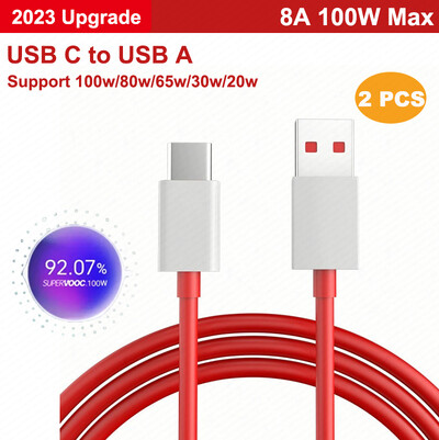 Oneplus kabel Original 100W 8A USB tip C kabel Supervooc Warp punjač za brzo punjenje One plus 10 9 8 pro 11 10t Nord 3 2t 2 8t