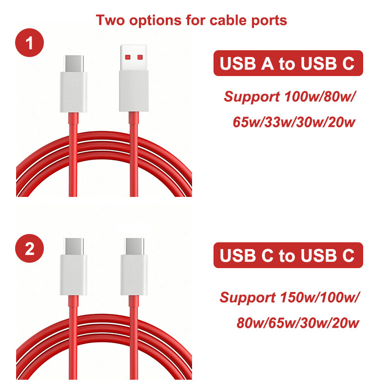 Oneplus kabel Original 100W 8A USB tip C kabel Supervooc Warp punjač za brzo punjenje One plus 10 9 8 pro 11 10t Nord 3 2t 2 8t