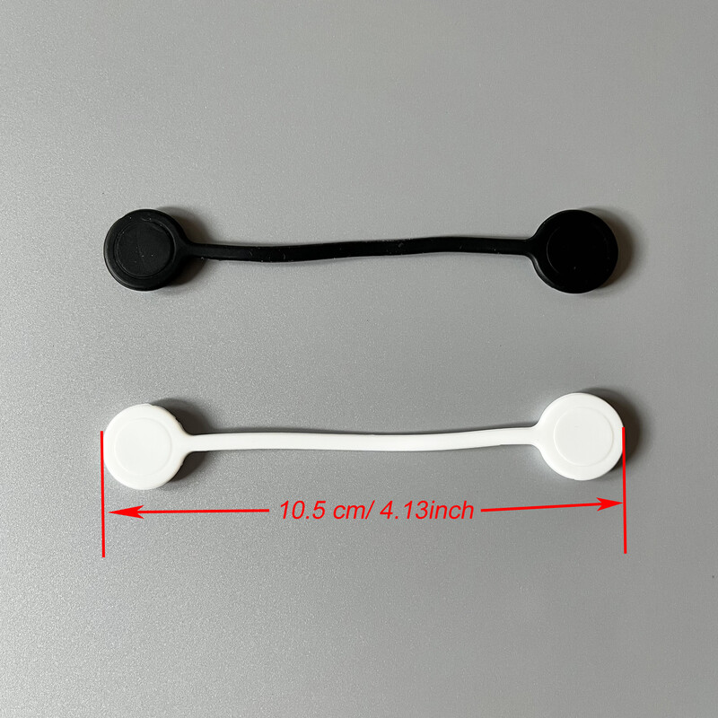 6 vnt. daugkartinio naudojimo susukami silikoniniai raiščiai su stipriu magnetu, kad būtų galima sujungti organizavimo laidą Ausinių laidai USB įkrovimo laidas