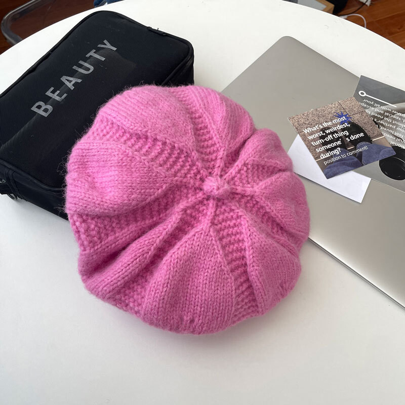 12 boja za jesen i zimu jednobojna kapa od bundeve vunena kapa zadebljana topla lampion kapa pletena kapa