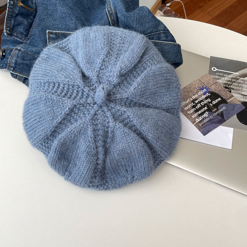 12 boja za jesen i zimu jednobojna kapa od bundeve vunena kapa zadebljana topla lampion kapa pletena kapa