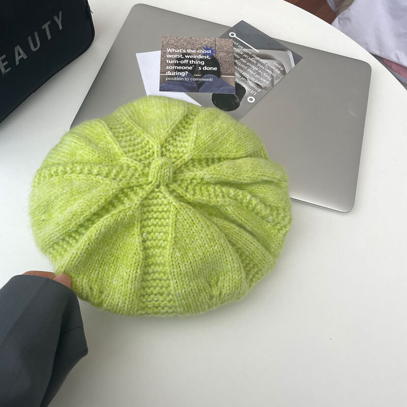 12 boja za jesen i zimu jednobojna kapa od bundeve vunena kapa zadebljana topla lampion kapa pletena kapa