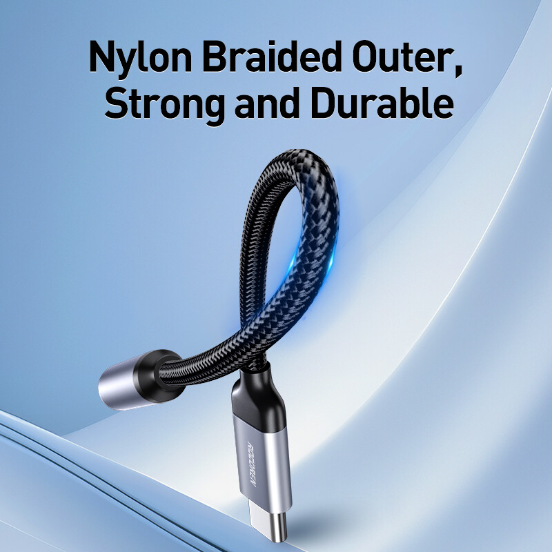 Rocoren USB Type C до 3,5 mm Aux кабел Адаптер за слушалки за Huawei Honor Oneplus iPhone 15 Plus Pro Max Слушалки 3.5 жак Кабел