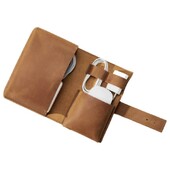 Θήκη φόρτισης ηλεκτρονικών ταξιδιών δεδομένων Cable Charger Organizer Θήκη Δερμάτινη εμφάνιση Φορητή θήκη καλωδίου φόρτισης για χώρο εργασίας