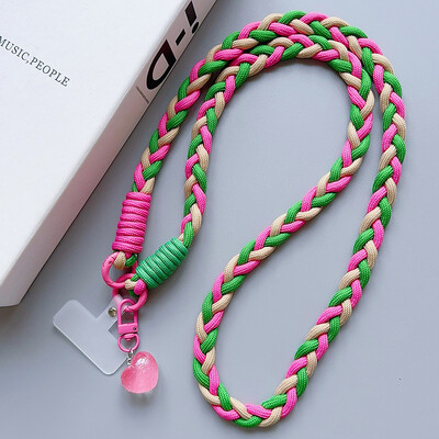 Творчески анимационен мобилен телефон Универсален ремък Crossbody Дълго въжен ремък Въже Карикатура Декоративни висулки Аксесоари