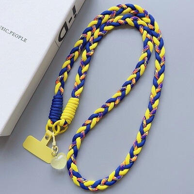 Творчески анимационен мобилен телефон Универсален ремък Crossbody Дълго въжен ремък Въже Карикатура Декоративни висулки Аксесоари