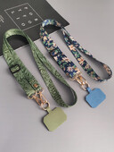 Värvitud Crossbody Mobiiltelefoni kaelapaela rihm reguleeritav kaela riputusnöör koos tihendiga klambriga kaotsiminekuvastane universaalne telefoniümbrise kaelapael