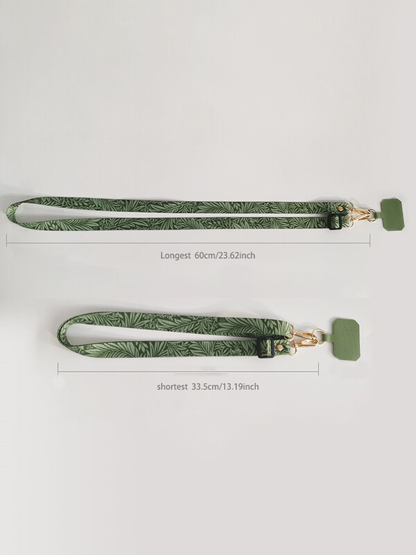 Curea pentru șnur pentru telefon mobil, cu corp încrucișat pictat, frânghie reglabilă pentru agățat pentru gât, cu clemă de garnitură, șnur universal anti-pierdere pentru husa telefonului