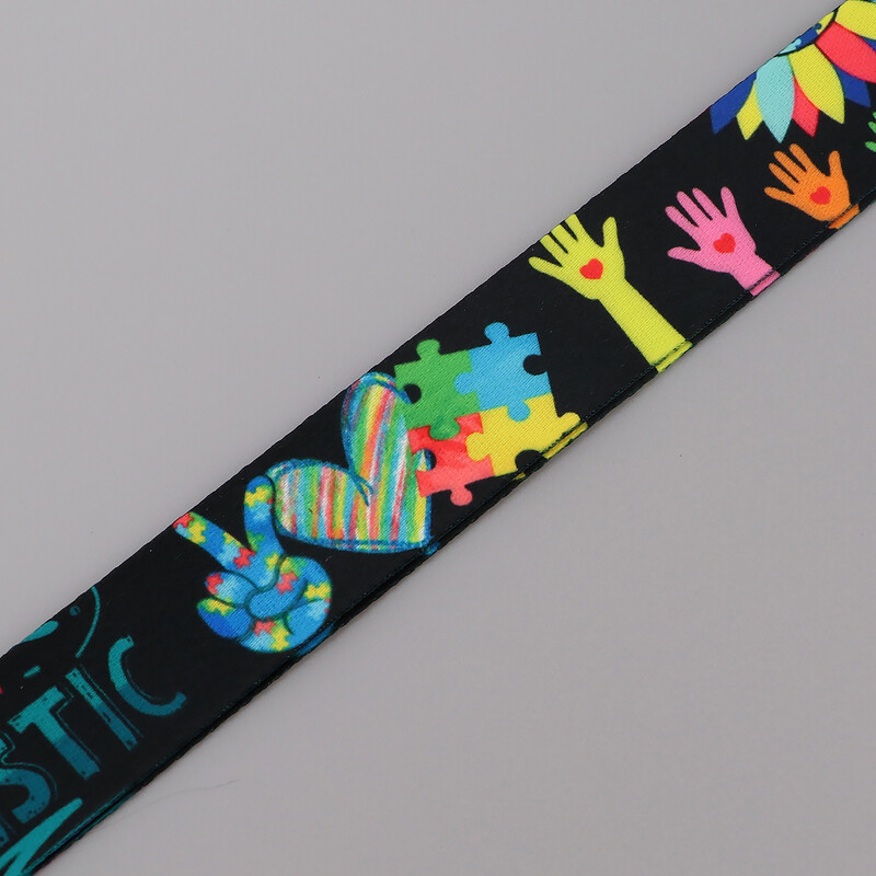 Svjesnost o autizmu Slagalica Uzica Držač iskaznice medicinske sestre Traka za oko vrata za ključ ID kartica Trake za mobitel Držač značke Dodaci za ključeve