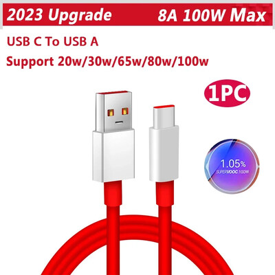 100w Oneplus 12 11 10 Ace 3 Pro Supervooc Kabel punjača 90 stupnjeva Game Elbow Kabel Usb C Super brzo punjenje One Plus Phone Cabo