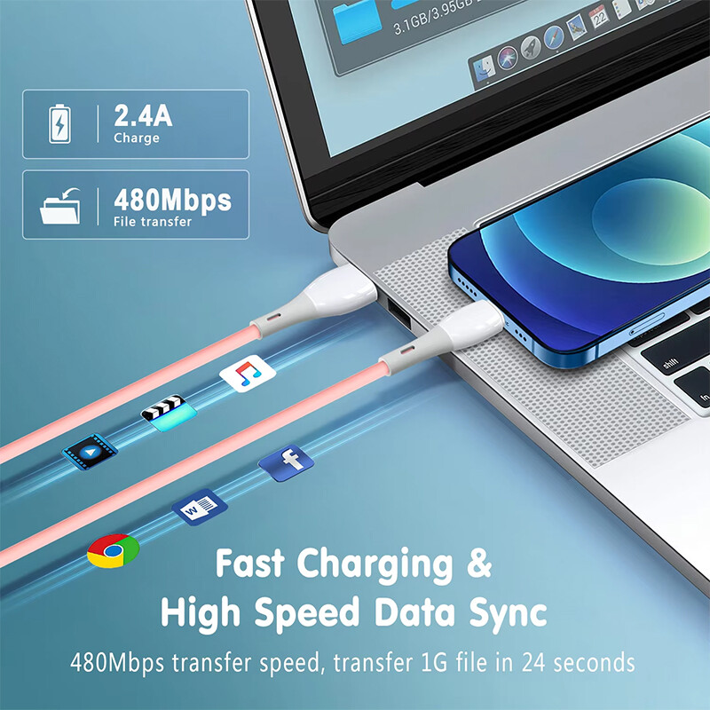 MFi certificirani USB Lightning kabel Kabel za brzo punjenje za iPhone 14 13 12 Pro Max X XS XR 8 7 Plus iPad kabel za punjenje 0,9 M 1,8 M