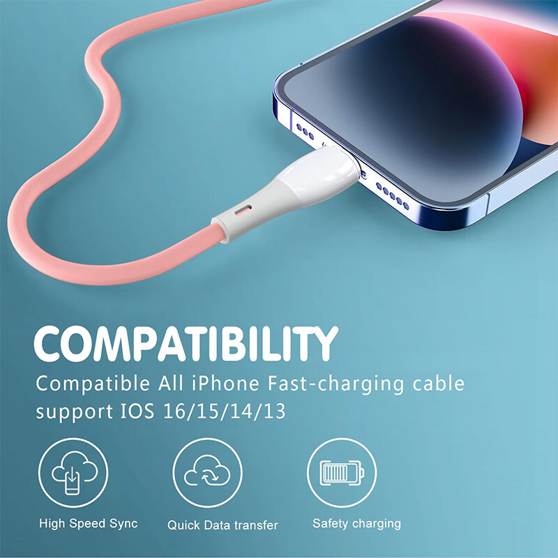MFi certificirani USB Lightning kabel Kabel za brzo punjenje za iPhone 14 13 12 Pro Max X XS XR 8 7 Plus iPad kabel za punjenje 0,9 M 1,8 M
