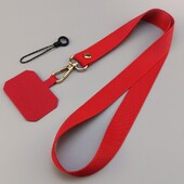 Дълги едноцветни издръжливи презрамки за мобилен телефон Връзка за широколентова верига, прашка, висулка, въже за врата, простота, висулка против изгубено въже