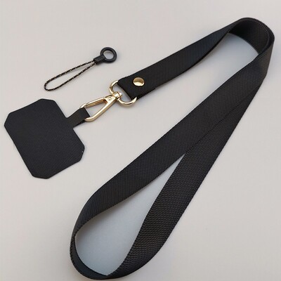 Дълги едноцветни издръжливи презрамки за мобилен телефон Връзка за широколентова верига, прашка, висулка, въже за врата, простота, висулка против изгубено въже