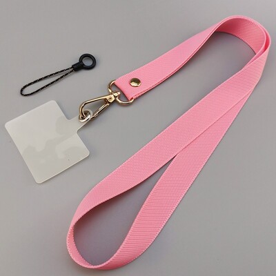 Дълги едноцветни издръжливи презрамки за мобилен телефон Връзка за широколентова верига, прашка, висулка, въже за врата, простота, висулка против изгубено въже