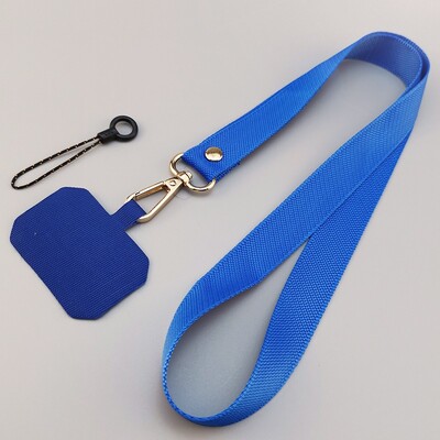 Дълги едноцветни издръжливи презрамки за мобилен телефон Връзка за широколентова верига, прашка, висулка, въже за врата, простота, висулка против изгубено въже
