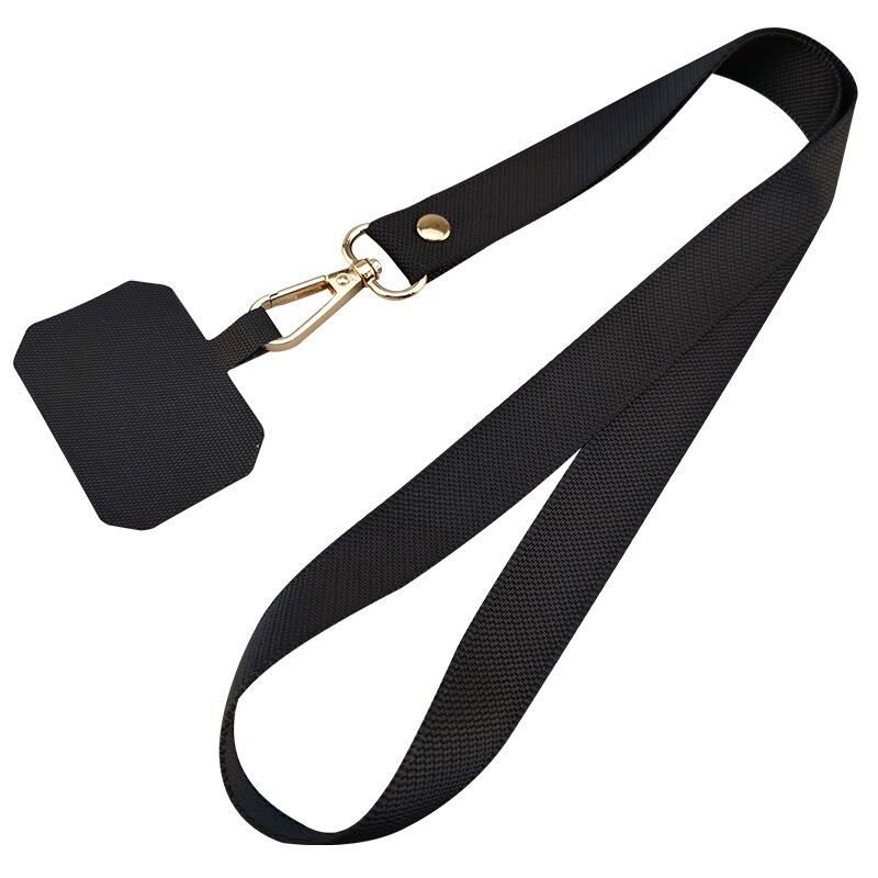 Дълги едноцветни издръжливи презрамки за мобилен телефон Връзка за широколентова верига, прашка, висулка, въже за врата, простота, висулка против изгубено въже