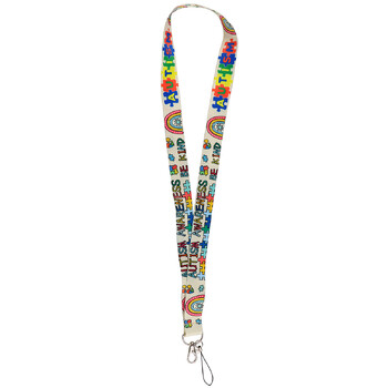 Nurse Doctor Lanyard Κάτοχος ταυτότητας Rainbow Κάτοχος διαπιστευτηρίων Λυχνίες λαιμού Αξεσουάρ για αυτισμό Αξεσουάρ για κινητά τηλέφωνα