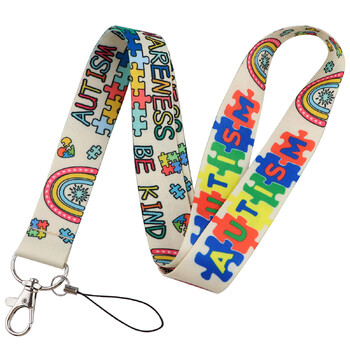 Nurse Doctor Lanyard Κάτοχος ταυτότητας Rainbow Κάτοχος διαπιστευτηρίων Λυχνίες λαιμού Αξεσουάρ για αυτισμό Αξεσουάρ για κινητά τηλέφωνα