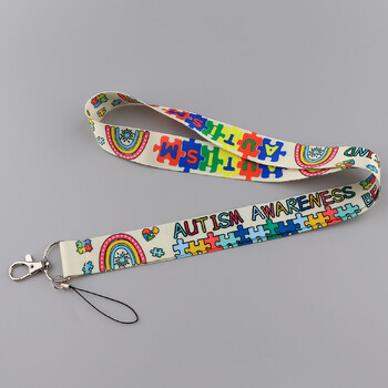 Nurse Doctor Lanyard Κάτοχος ταυτότητας Rainbow Κάτοχος διαπιστευτηρίων Λυχνίες λαιμού Αξεσουάρ για αυτισμό Αξεσουάρ για κινητά τηλέφωνα