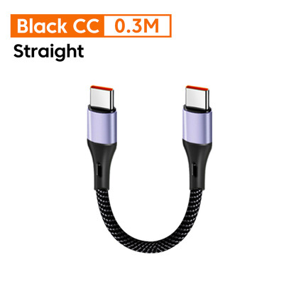 0,15/0,3 M kratki kabel 66 W USB A/USB C do tipa C Kabel za brzo punjenje lakasti prijenosni Power Bank podatkovni USB C kabel za iPhone 15 16