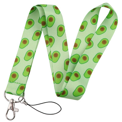 Avokado remen za oko oko vrata za ključ ID Card teretana remen za mobitel USB držač bedža DIY viseće uže Strawberry Pink konopac