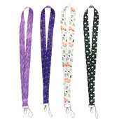 FI13 Цветя Каишка за въже Дамски ключодържател Връзка за врата За студенти Ключове Дълъг телефон USB Висящи орнаменти Анти-загубено въже
