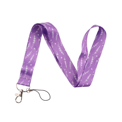 FI13 Цветя Каишка за въже Дамски ключодържател Връзка за врата За студенти Ключове Дълъг телефон USB Висящи орнаменти Анти-загубено въже