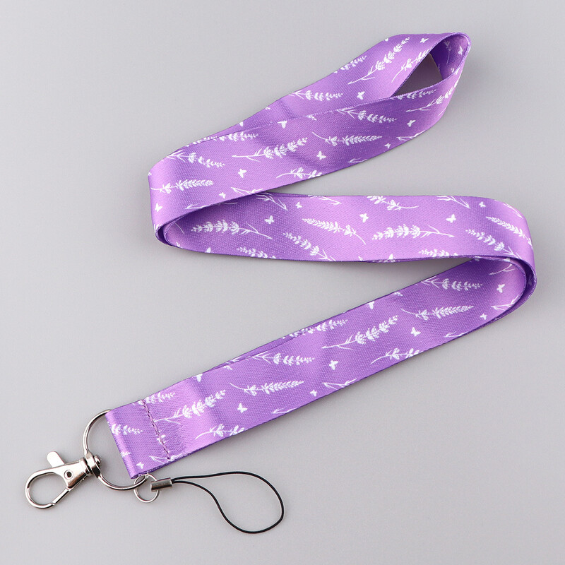 FI13 Цветя Каишка за въже Дамски ключодържател Връзка за врата За студенти Ключове Дълъг телефон USB Висящи орнаменти Анти-загубено въже