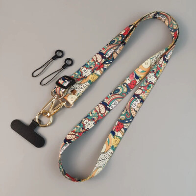 Uzica za mobilni telefon, dugački retro uzorak uzicu za mobitel, lančić za vješanje, torbica za mobilni telefon, uže za vješanje