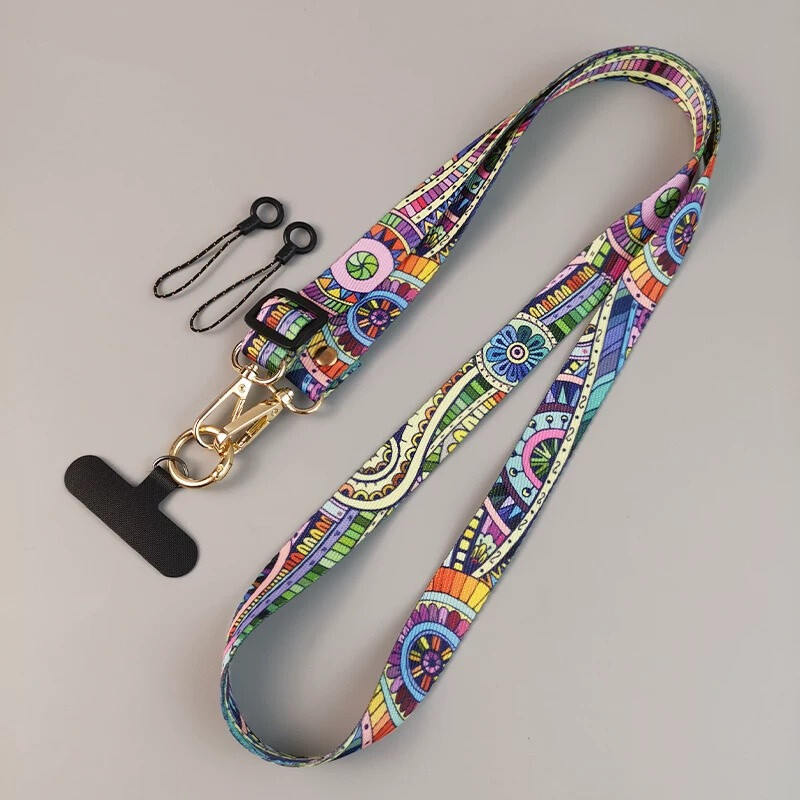 Uzica za mobilni telefon, dugački retro uzorak uzicu za mobitel, lančić za vješanje, torbica za mobilni telefon, uže za vješanje