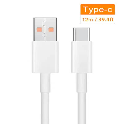 5m/8m/10m ypač ilgas USB tipo C įkrovimo laidas Greito įkrovimo kabelio duomenų kabelis, skirtas Samsung Xiaomi Huawei Android telefonui universalus