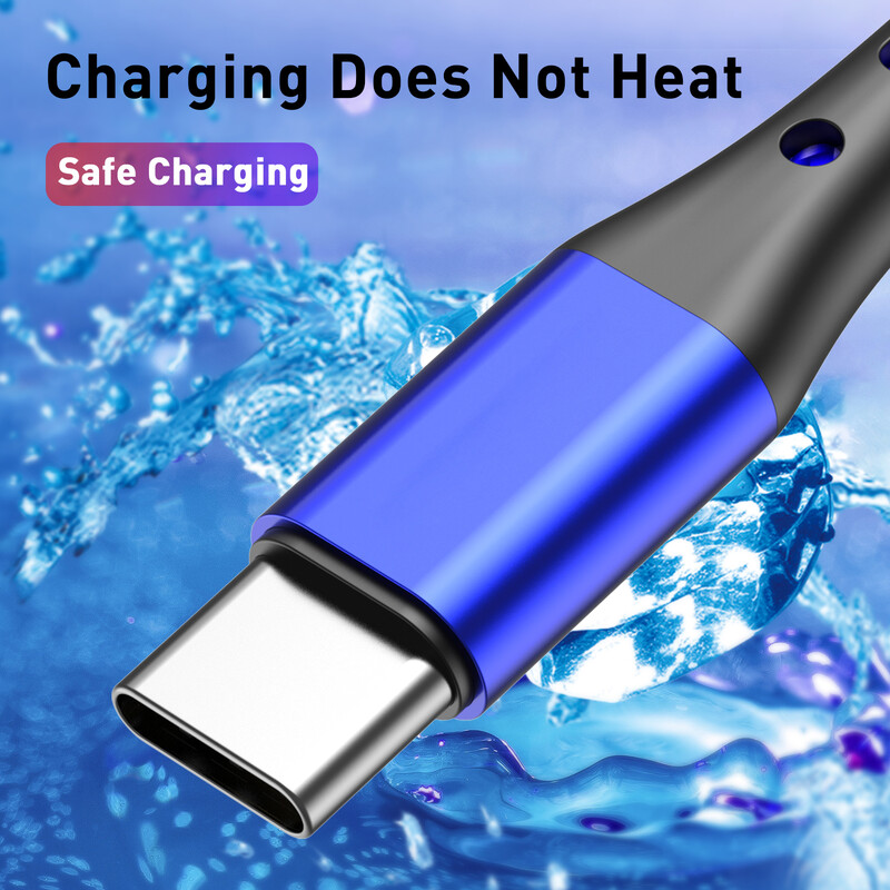 3A USB Type C Кабел Кабел за бързо зареждане за iPhone 15 Pro Max Samsung Galaxy Xiaomi 13 Huawei Мобилен телефон USB C Кабел за зарядно устройство