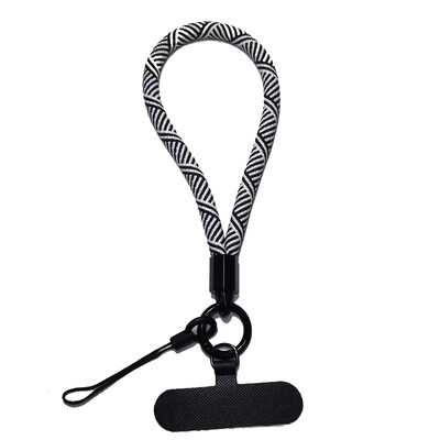 Snur pentru telefon Curea de mână Țesută Snur pentru telefon Breloc creativ Snur pentru agățat Brățară de securitate anti-pierdere Coarda scurtă universală