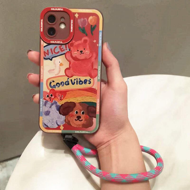 Snur pentru telefon Curea de mână Țesută Snur pentru telefon Breloc creativ Snur pentru agățat Brățară de securitate anti-pierdere Coarda scurtă universală