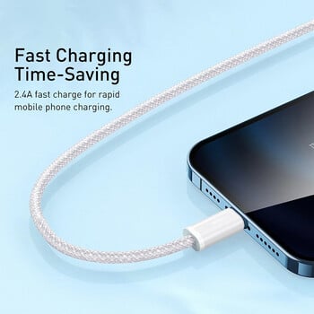 Καλώδιο USB-A Fast Charger PD 20W για iPhone 14 13 12 11 Pro Max Mini X XS XR 7 8 6 Plus SE 2020 Colorful Weaving for iPhone