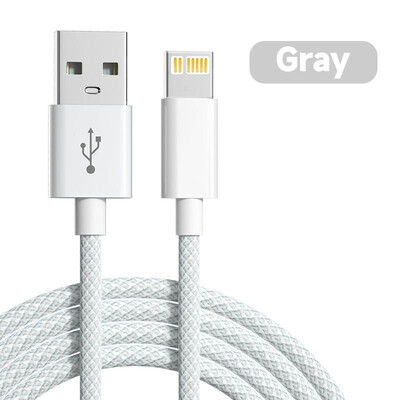 PD 20W brzi punjač USB-A kabel za iPhone 14 13 12 11 Pro Max Mini X XS XR 7 8 6 Plus SE 2020 šareno tkanje za iPhone kabel